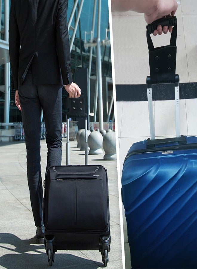 YBWYDH 1Pcs Universal Luggage Handle Extender Durable Extension for Suitcase and Carry - On Comfortable Grip Design to Improve Travel Comfort Luggage Strong On Carry-on Bag Add Extender(Black) - Image 4